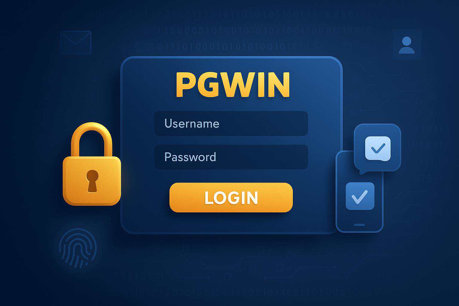 Criar uma nova Conta no plataforma PGWIN